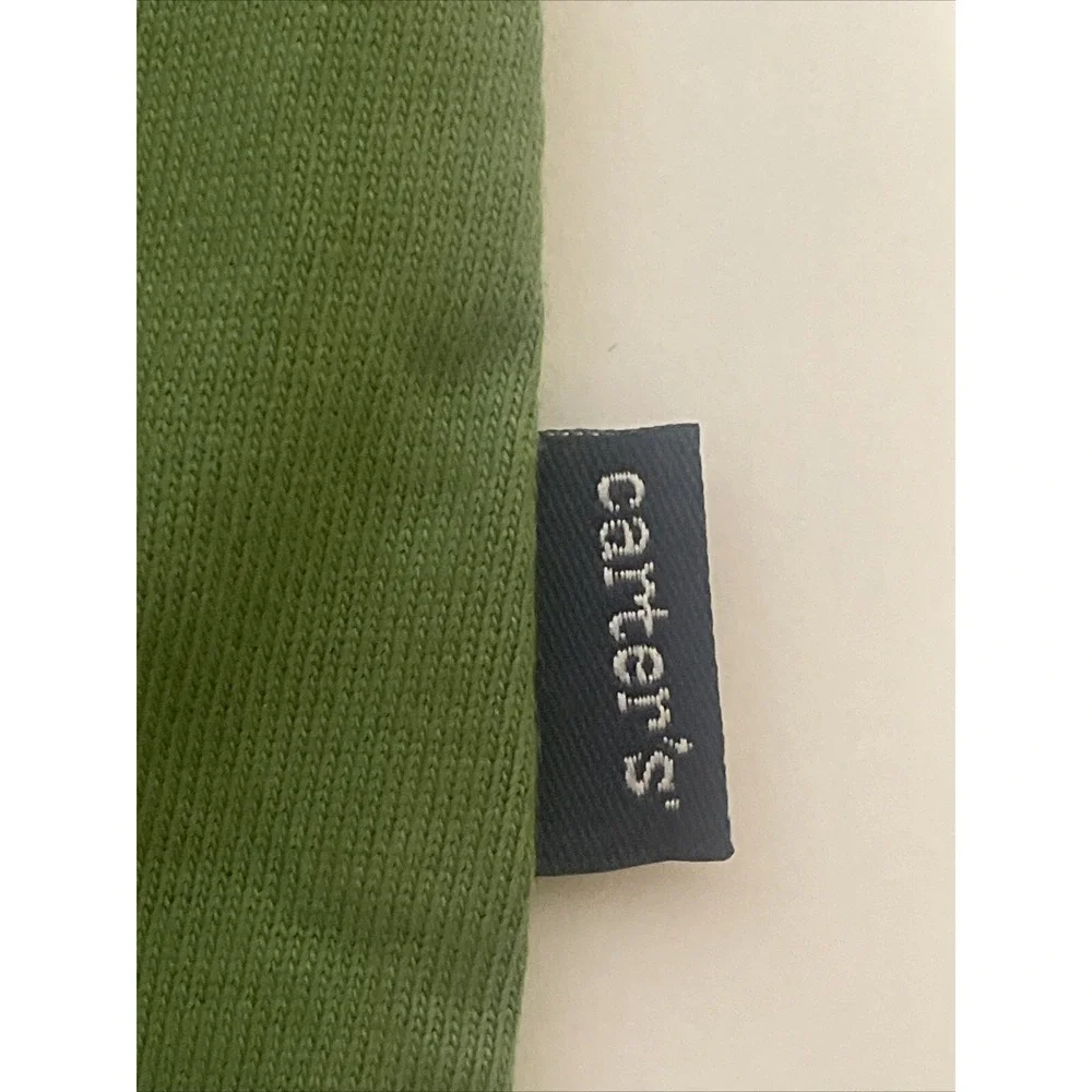 Boys Carter's Rompers: 9-12 M Baseball Navy &‎ Green Twins Triplets Quintuplets